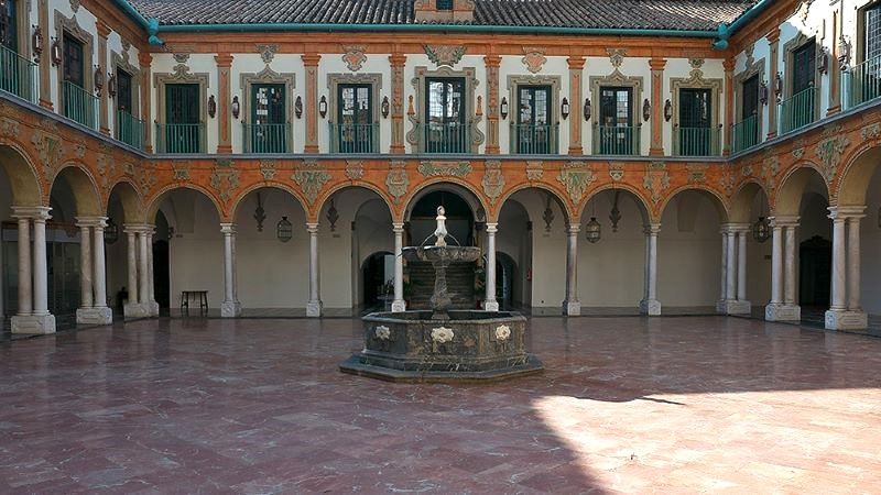 Palacio Merced, Cordoba, El patio Barroco para el Festival Flora en Cordoba 2026
